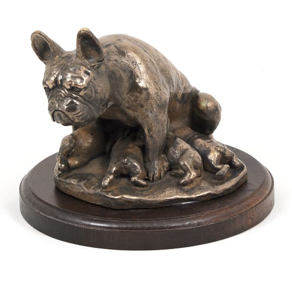 French Bulldog II - en hundstatyett, en statyett för kontoret, en trofé för en hundutställning av Art-Dog