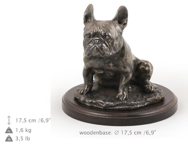 French Bulldog III - en hundstatyett, en statyett för kontoret, en trofé för en hundutställning av Art-Dog