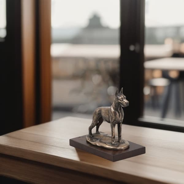 Great Dane I - en hundestatuette, en figur til kontoret, et trofæ til en hundeudstilling af Art-Dog