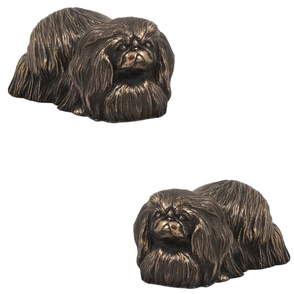 Pekingeser - en hundestatuette, en figur til kontoret, et trofæ til en hundeudstilling af Art-Dog