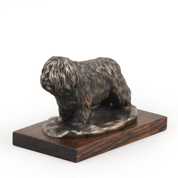 Polsk Lowland Sheepdog, PON - hundestatuette, kontorfigur, hundeudstillingstrofæ af Art-Dog