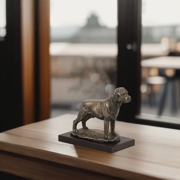 Rottweiler I - koirapatsas, hahmo toimistoon, palkinto koiranäyttelyyn Art-Dog