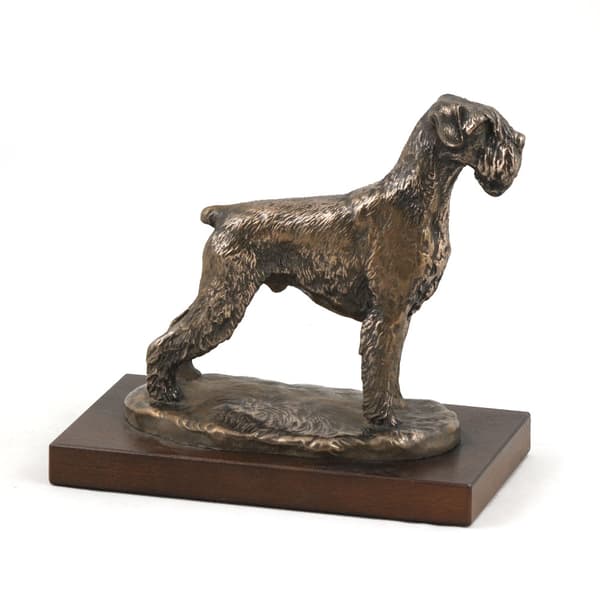 Schnauzer, Schnauzer I - hundstatyett, kontorsfigur, hundutställningstrofé av Art-Dog