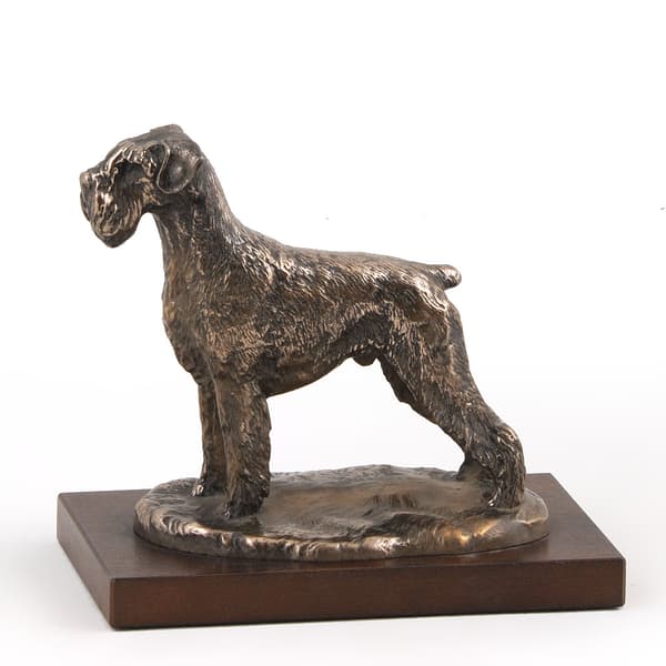Schnauzer, Schnauzer I - hundstatyett, kontorsfigur, hundutställningstrofé av Art-Dog