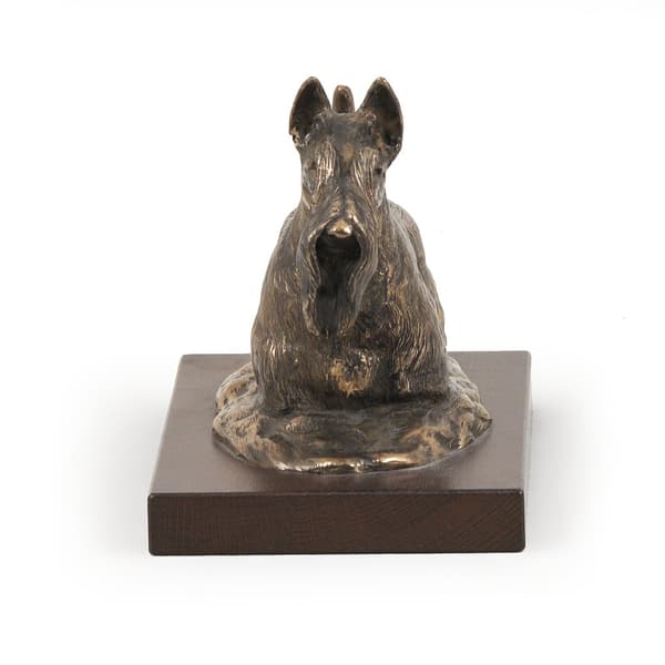Scottish Terrier, Aberdeen Terrier - hundstatyett, kontorsfigur, hundutställningstrofé av Art-Dog