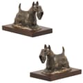 Miniatyrbild 1 av 9: Scottish Terrier, Aberdeen Terrier - hundstatyett, kontorsfigur, hundutställningstrofé av Art-Dog