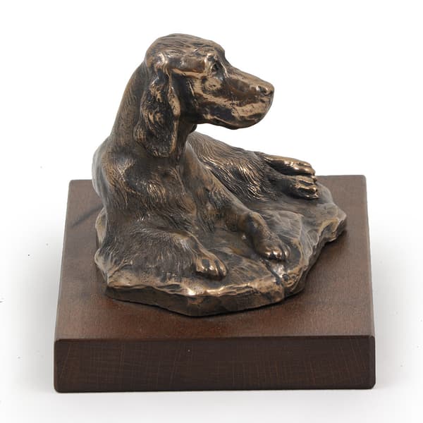 Engelsk setter, Laverack - hundestatuette, kontorfigur, hundeudstillingstrofæ af Art-Dog