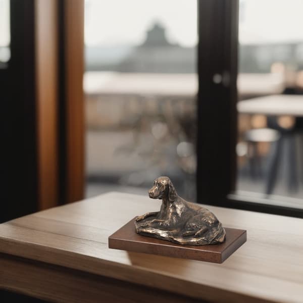 Engelsk setter, Laverack - hundestatuette, kontorfigur, hundeudstillingstrofæ af Art-Dog