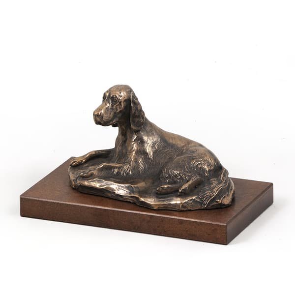 Engelsk setter, Laverack - hundestatuette, kontorfigur, hundeudstillingstrofæ af Art-Dog