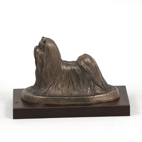 Shih Tzu, Shi tsu, Shi-Tzu, Szi-cu, Szitzu - hundstatyett, kontorsfigur, hundutställningstrofé av Art-Dog