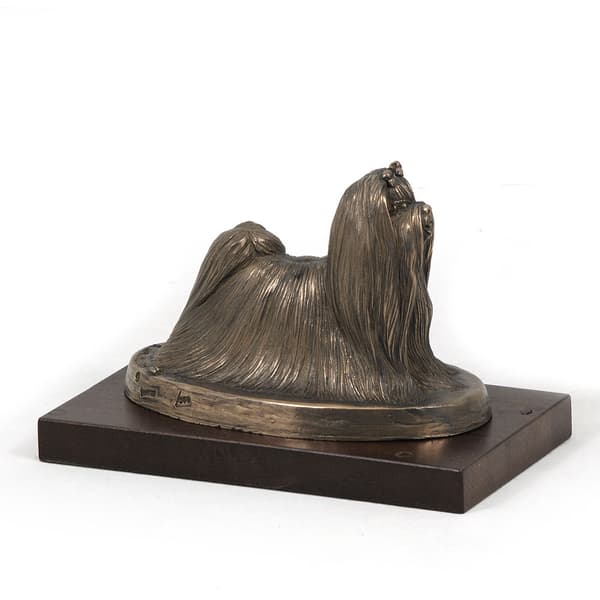 Shih Tzu, Shi tsu, Shi-Tzu, Szi-cu, Szitzu - hundstatyett, kontorsfigur, hundutställningstrofé av Art-Dog