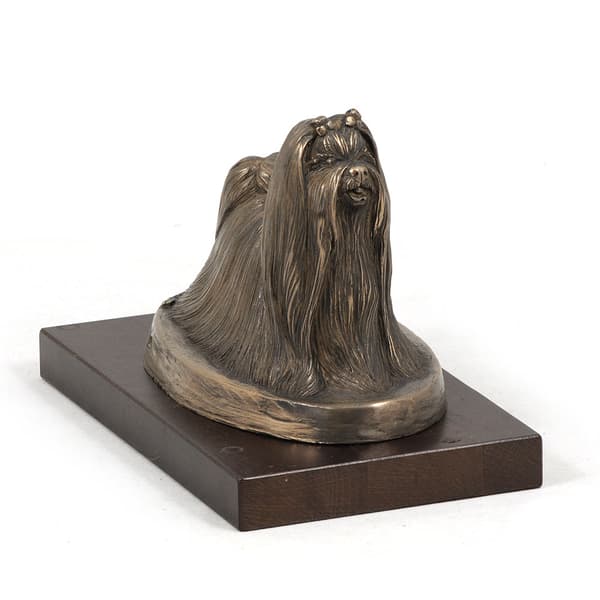 Shih Tzu, Shi tsu, Shi-Tzu, Szi-cu, Szitzu - hundstatyett, kontorsfigur, hundutställningstrofé av Art-Dog