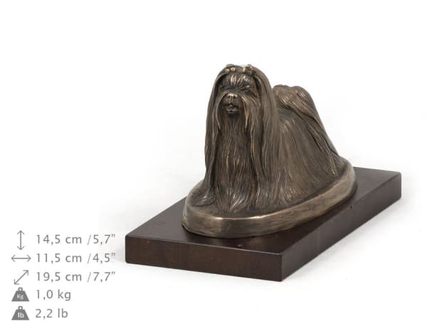 Shih Tzu, Shi tsu, Shi-Tzu, Szi-cu, Szitzu - hundstatyett, kontorsfigur, hundutställningstrofé av Art-Dog