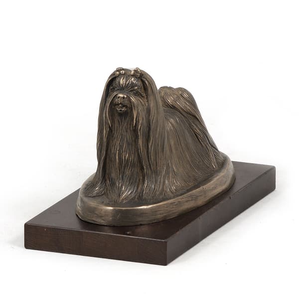 Shih Tzu, Shi tsu, Shi-Tzu, Szi-cu, Szitzu - hundstatyett, kontorsfigur, hundutställningstrofé av Art-Dog