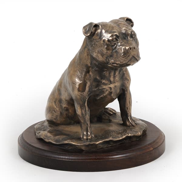 Staffordshiren bullterrieri, Staffik, Staffi II - koirapatsas, toimistohahmo, Art-Dogin koiranäyttelypalkinto