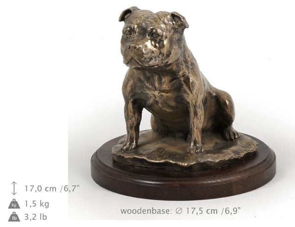 Staffordshiren bullterrieri, Staffik, Staffi II - koirapatsas, toimistohahmo, Art-Dogin koiranäyttelypalkinto