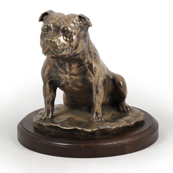 Staffordshiren bullterrieri, Staffik, Staffi II - koirapatsas, toimistohahmo, Art-Dogin koiranäyttelypalkinto