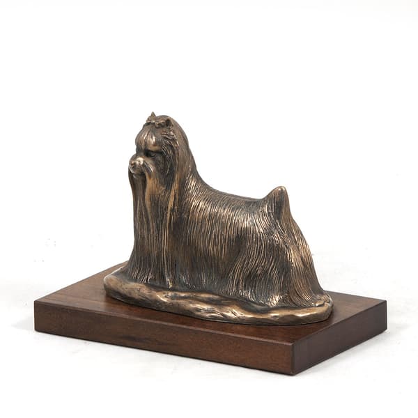 Yorkshire Terrier, York, York, Yorkie - hundestatuette, kontorfigur, hundeudstillingstrofæ af Art-Dog