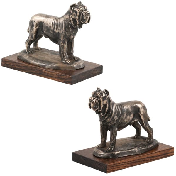 Napolitansk mastiff, napolitansk mastiff, Mastino napoletano - hundstatyett, kontorsfigur, hundutställningstrofé av Art-Dog