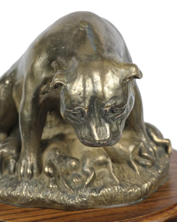 Staffordshire Bull Terrier, Staffik, Staffi III - hundstatyett, kontorsfigur, hundutställningstrofé av Art-Dog