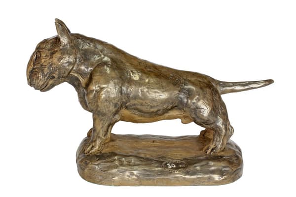 Bull Terrier VI - en hundestatuette, en figur til kontoret, et trofæ til en hundeudstilling af Art-Dog