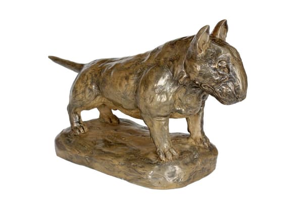 Bull Terrier VI - en hundestatuette, en figur til kontoret, et trofæ til en hundeudstilling af Art-Dog