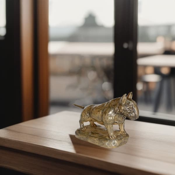 Bull Terrier VI - en hundestatuette, en figur til kontoret, et trofæ til en hundeudstilling af Art-Dog