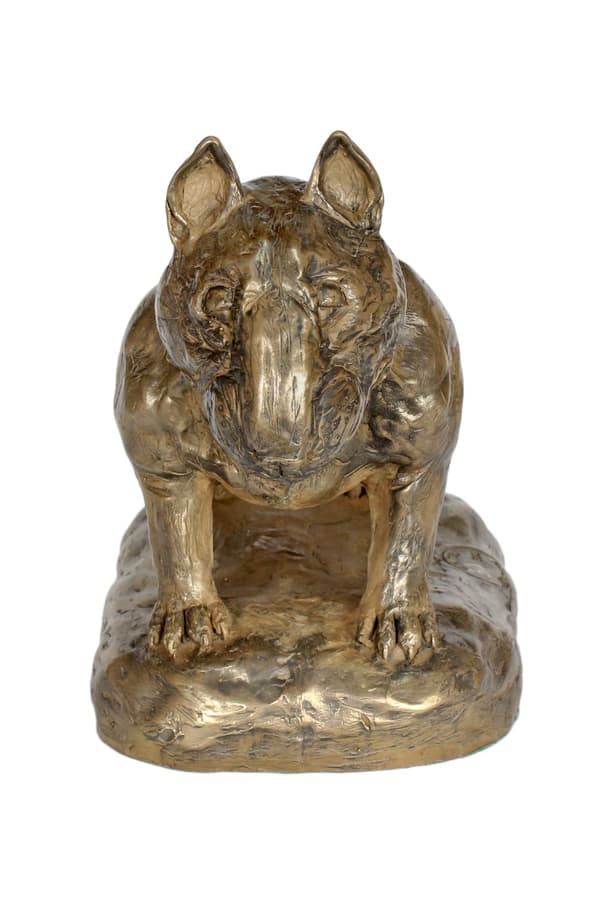 Bull Terrier VI - en hundestatuette, en figur til kontoret, et trofæ til en hundeudstilling af Art-Dog
