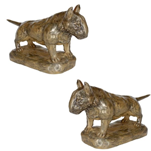 Bull Terrier VI - en hundestatuette, en figur til kontoret, et trofæ til en hundeudstilling af Art-Dog
