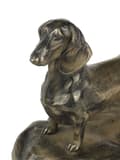 Miniatyrbild 8 av 10: Korthårig tax - en hundstatyett, en statyett för kontoret, en trofé för en hundutställning av Art-Dog