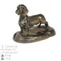 Miniatyrbild 9 av 10: Korthårig tax - en hundstatyett, en statyett för kontoret, en trofé för en hundutställning av Art-Dog