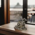 Miniatyrbild 10 av 10: Korthårig tax - en hundstatyett, en statyett för kontoret, en trofé för en hundutställning av Art-Dog
