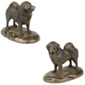 Miniatyrbillede 1 af 10: Tibetansk terrier, tibetansk terrier - hundestatuette, kontorfigur, hundeudstillingstrofæ af Art-Dog