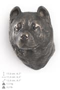 Miniatyrbillede 5 af 6: Akita, Akita Inu - hundestatuette, hængende buste, unik dekoration til en hundeelsker af Art-Dog