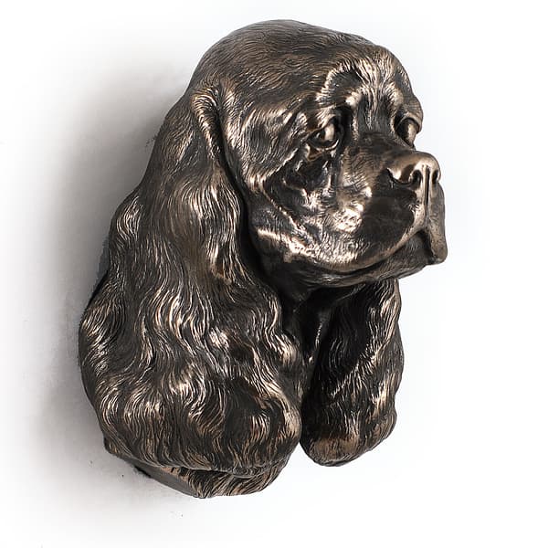 American Cocker Spaniel - koirapatsas, riippuva rintakuva, ainutlaatuinen koriste koiran ystävälle Art-Dogilta