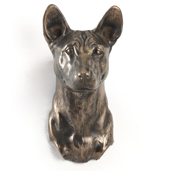 Basenji, Basenji, Kongo hund - hundstatyett, hängande byst, unik dekoration för en hundälskare av Art-Dog
