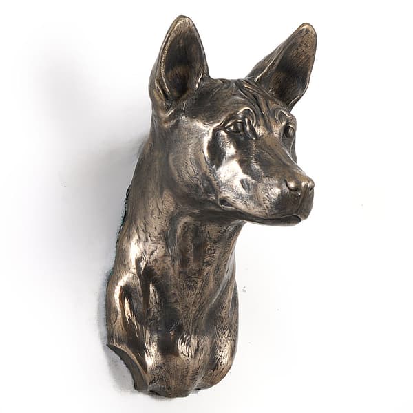 Basenji, Basenji, Kongo hund - hundstatyett, hängande byst, unik dekoration för en hundälskare av Art-Dog
