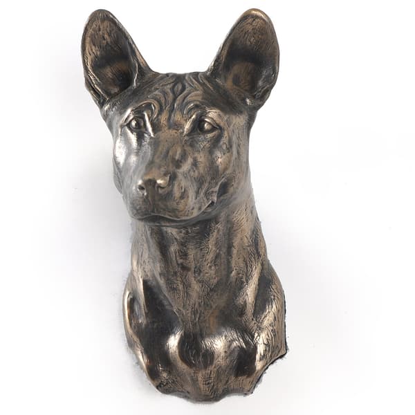Basenji, Basenji, Kongo hund - hundstatyett, hängande byst, unik dekoration för en hundälskare av Art-Dog