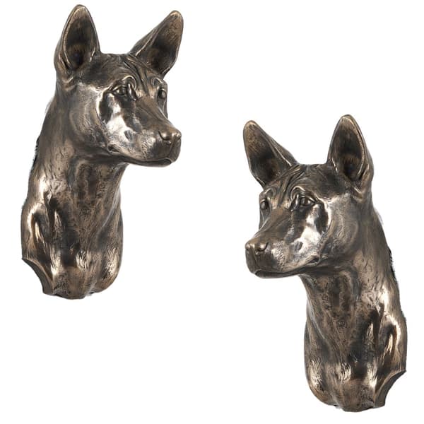 Basenji, Basenji, Kongo hund - hundstatyett, hängande byst, unik dekoration för en hundälskare av Art-Dog