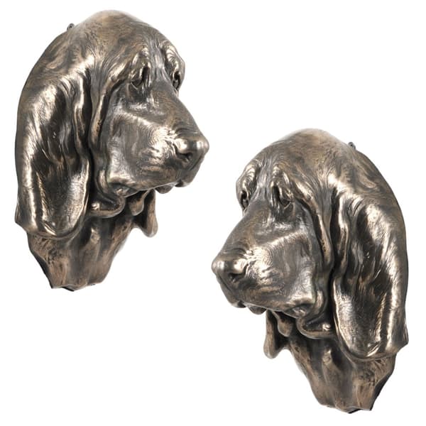 Basset Hound - hundestatuette, hængende buste, unik dekoration til en hundeelsker af Art-Dog