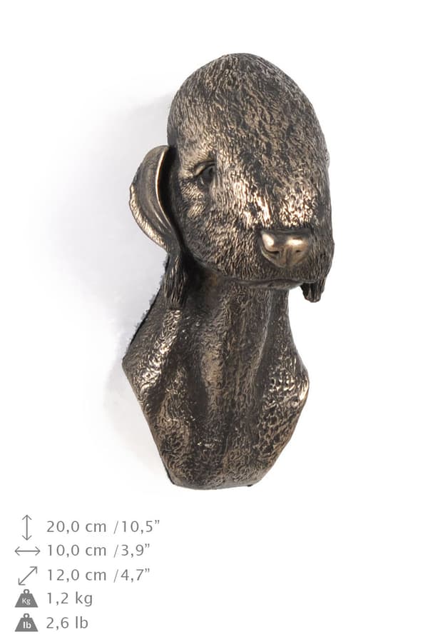 Bedlingtoninterrieri, Rothburyn terrieri - koirapatsas, riippuva rintakuva, ainutlaatuinen Art-Dogin koristelu koiran ystävälle