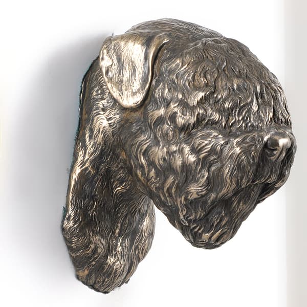 Russian Black Terrier - hundestatuette, hængende buste, unik dekoration til en hundeelsker af Art-Dog