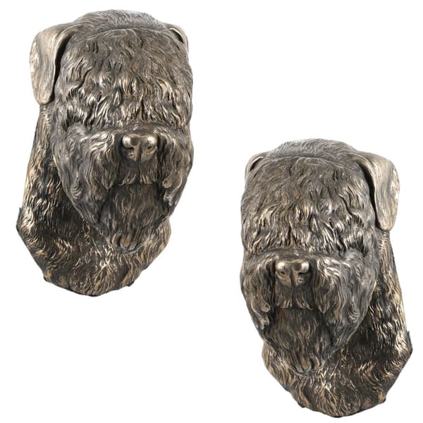 Russian Black Terrier - hundestatuette, hængende buste, unik dekoration til en hundeelsker af Art-Dog