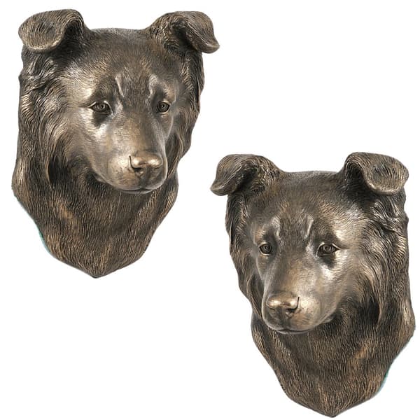 Border Collie - hundstatyett, hängande byst, unik dekoration för en hundälskare av Art-Dog