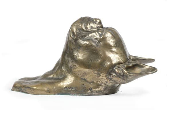 Boston Terrier, Boston Bull Terrier - hundestatuette, hængende buste, unik dekoration til en hundeelsker af Art-Dog