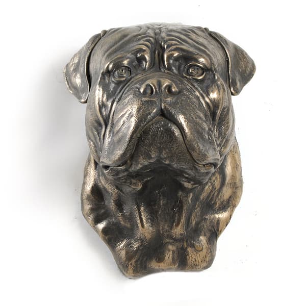 Bullmastiff, Bulmastiff - hundstatyett, hängande byst, unik dekoration för en hundälskare av Art-Dog