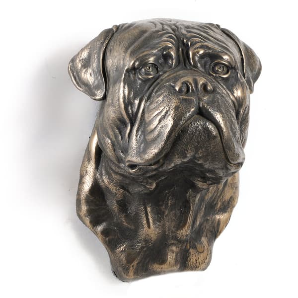 Bullmastiff, Bulmastiff - hundstatyett, hängande byst, unik dekoration för en hundälskare av Art-Dog