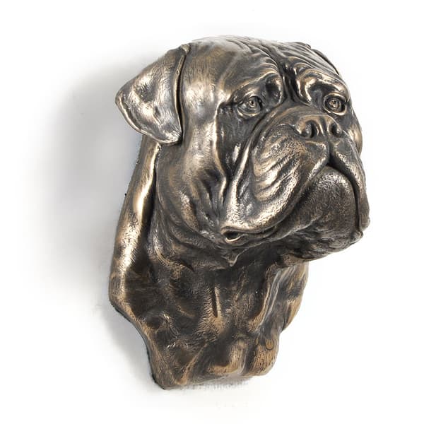 Bullmastiff, Bulmastiff - hundstatyett, hängande byst, unik dekoration för en hundälskare av Art-Dog