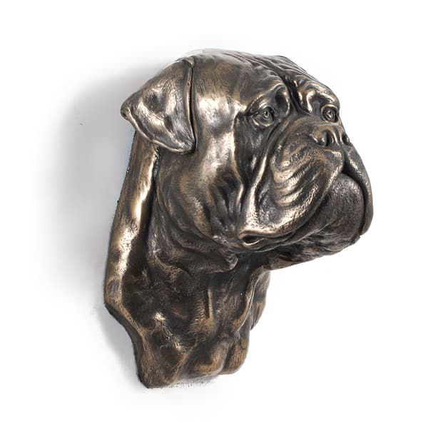 Bullmastiff, Bulmastiff - hundstatyett, hängande byst, unik dekoration för en hundälskare av Art-Dog