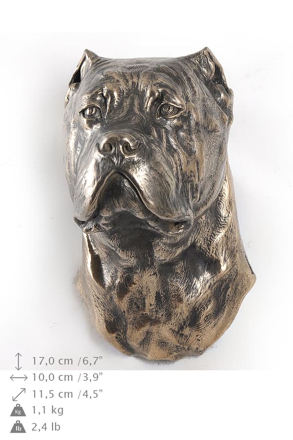 Cane Corso Italiano - koirapatsas, riippuva rintakuva, ainutlaatuinen koriste koiran ystävälle Art-Dogilta